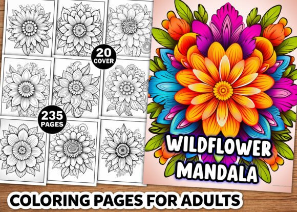 Download Wildflower Mandala Coloring Pages - Mandala coloring page Collection