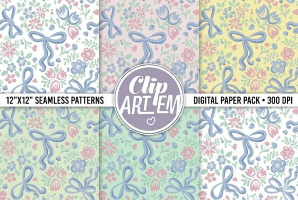 Download Spring Boho Bows Baby Pattern Floral - Pattern floral Collection