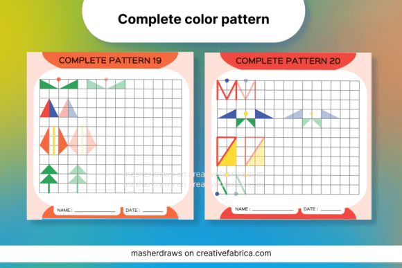 Download Kids Activity Trace Color Pattern 19-20 - Color pattern Collection