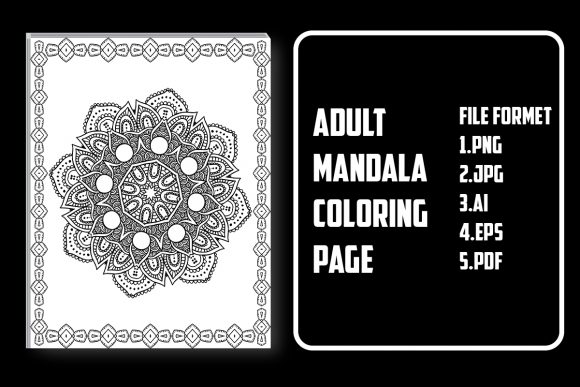Download Adult Mandala Coloring Page - Mandala coloring page Collection