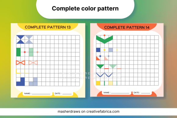 Download Kids Activity Trace Color Pattern 13-14 - Color pattern Collection